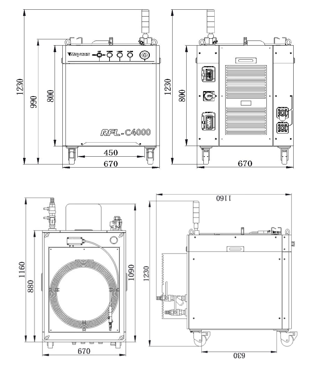 Лазерный источник Raycus RFL-C4000X